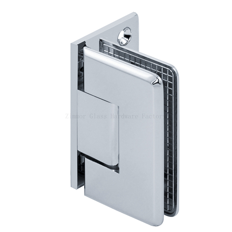 Standard Duty Beveled Edge Offset Back Plate Shower Hinge