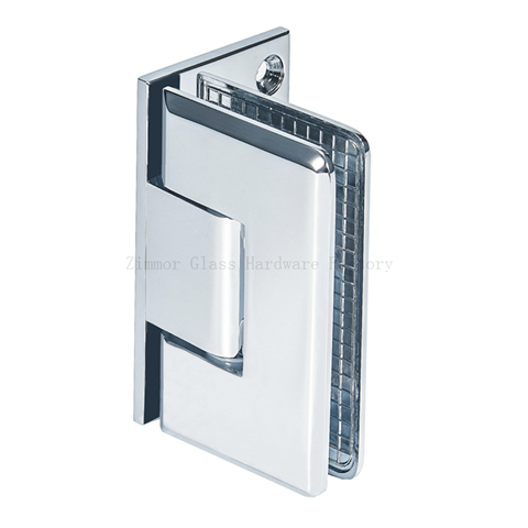 Heavy Duty Beveled Edge Offset Back Plate Shower Hinge