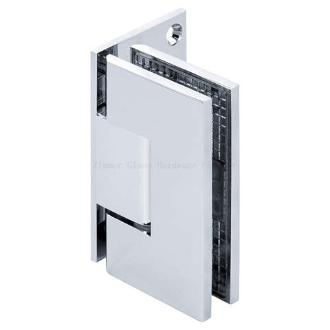 Heavy Duty Square Corner Offset Back Plate Shower Hinge