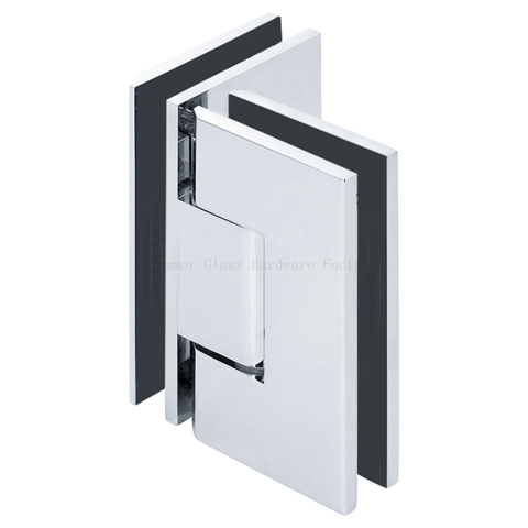 Junior Square Corner 90 Degree Glass to Glass Shower Hinge