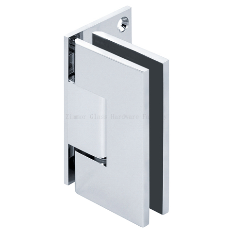 Junior Square Corner Offset Back Plate Shower Hinge