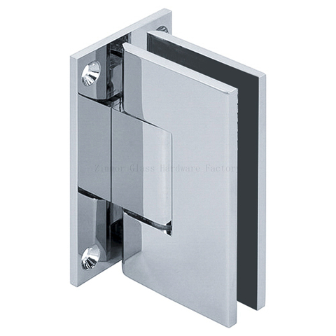 Junior Square Corner Wall Mount Full Back Plate Shower Hinge