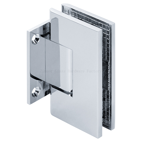 Adjustable Standard Duty Square Corner  Wall Mount Short back Plate Shower Hinge