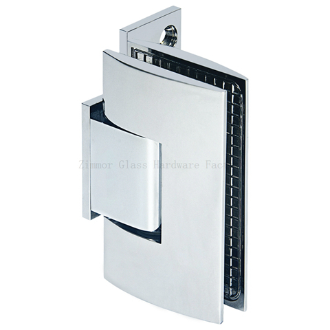 Standard Duty Arc surface Half Offset Back Plate  Shower Hinge.