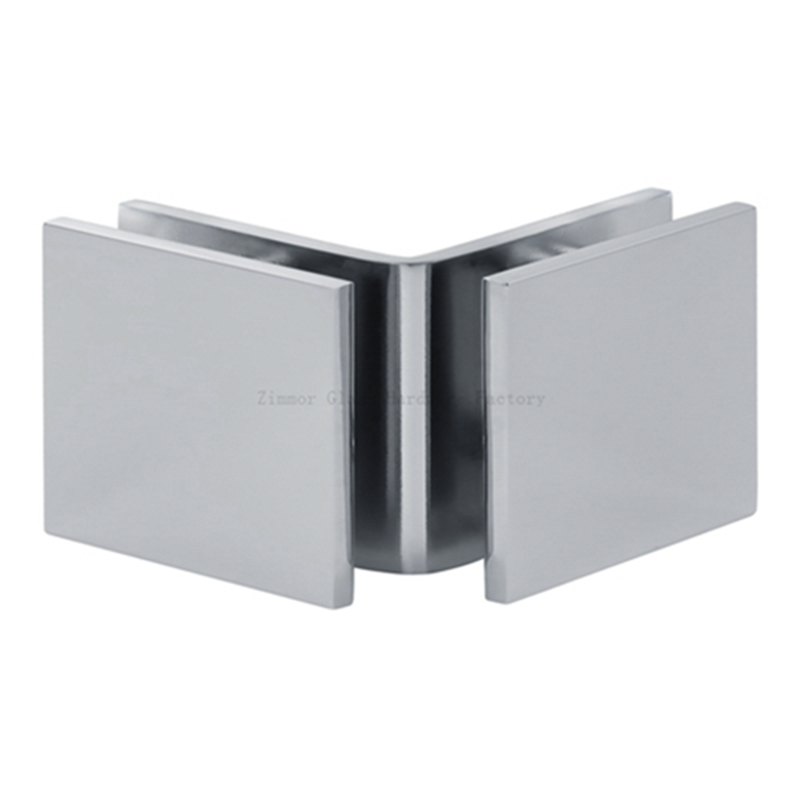 Square Corner 90 Degree Glass to Glass Shower Glass Clamp