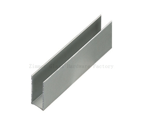 Shower Door U Channel for 6mm Glass.